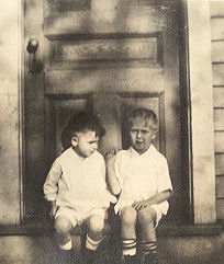 SG Kids Sitting on Steps (1919)